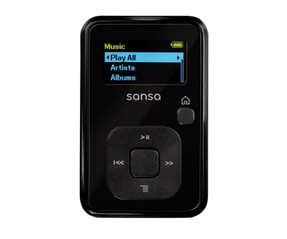 Mp3/Mp4 Sandisk Sansa Clip+ 8GB czarny (microSD, OLED, FM)